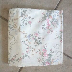 VTG Polo Ralph Lauren Twin Flat Sheet Long Meadow Yellow Pink Green Floral New